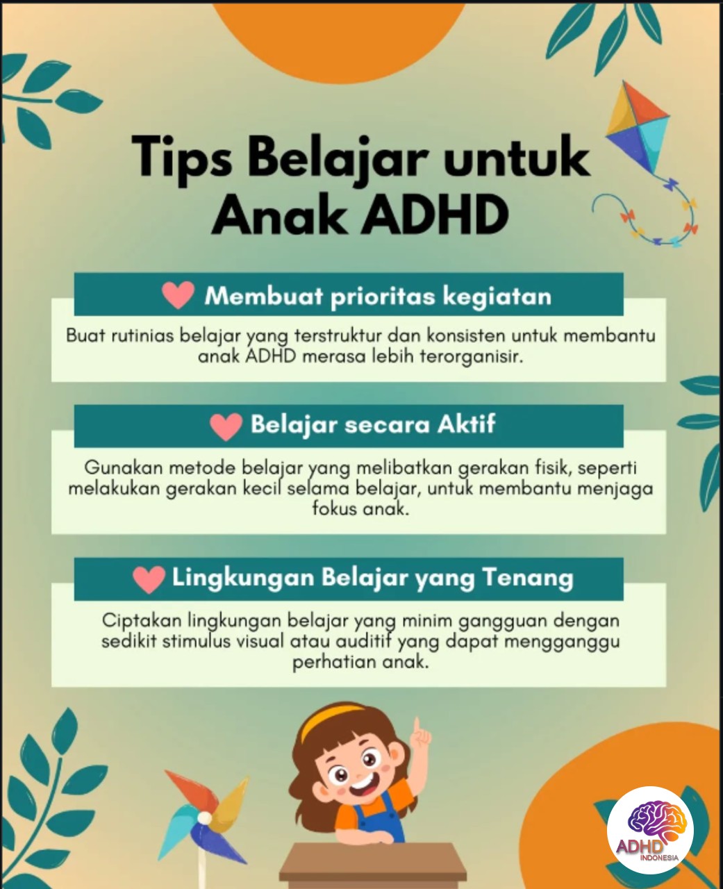 Strategi Belajar yang Cocok untuk Anak ADHD di Kabupaten Indramayu